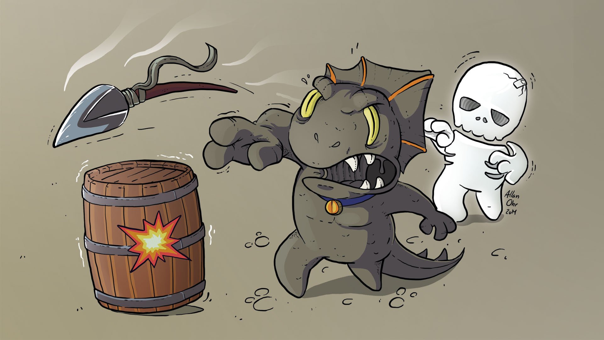 Download Video Game A Wizard's Lizard HD Wallpaper