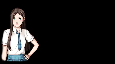 video game A Wild Catgirl Appears! HD Desktop Wallpaper | Background Image