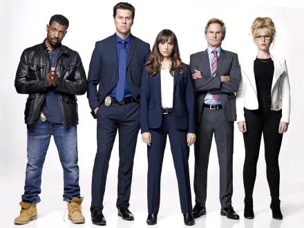 Dr. Monica Scholls DJ Tanner Andrée Vermeulen Deon Cole Lieutenant Pritikin Atkins Jere Burns Jay Geils Hayes MacArthur Rashida Jones cast TV Show Angie Tribeca HD Desktop Wallpaper | Background Image