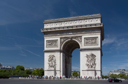 monument France Paris man made Arc de Triomphe HD Desktop Wallpaper | Background Image