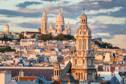 cityscape France Paris Basilica monument religious Sacré-Cœur HD Desktop Wallpaper | Background Image