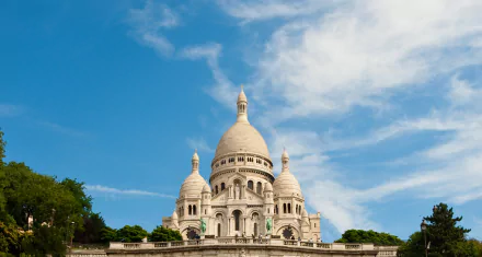 sky France Paris Basilica monument religious Sacré-Cœur HD Desktop Wallpaper | Background Image