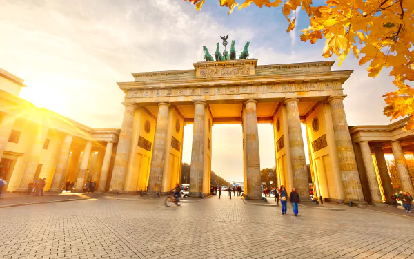Berlin sunny monument Germany man made Brandenburg Gate HD Desktop Wallpaper | Background Image