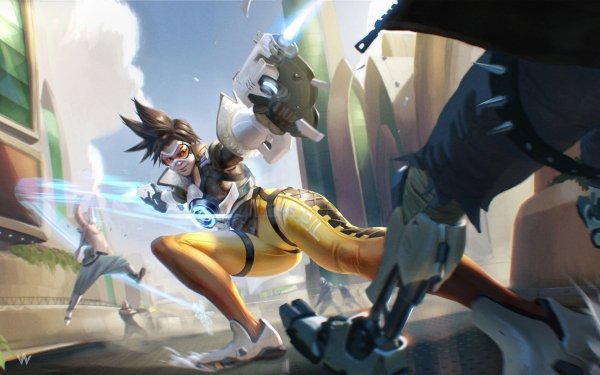 Video Game Overwatch Tracer HD Wallpaper | Background Image