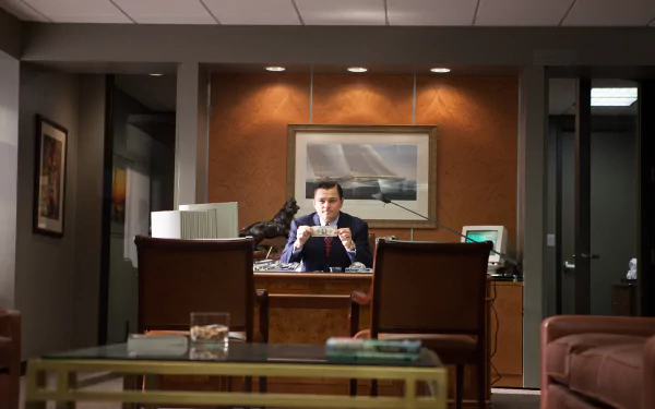 Leonardo Dicaprio Jordan Belfort movie The Wolf of Wall Street HD Desktop Wallpaper | Background Image