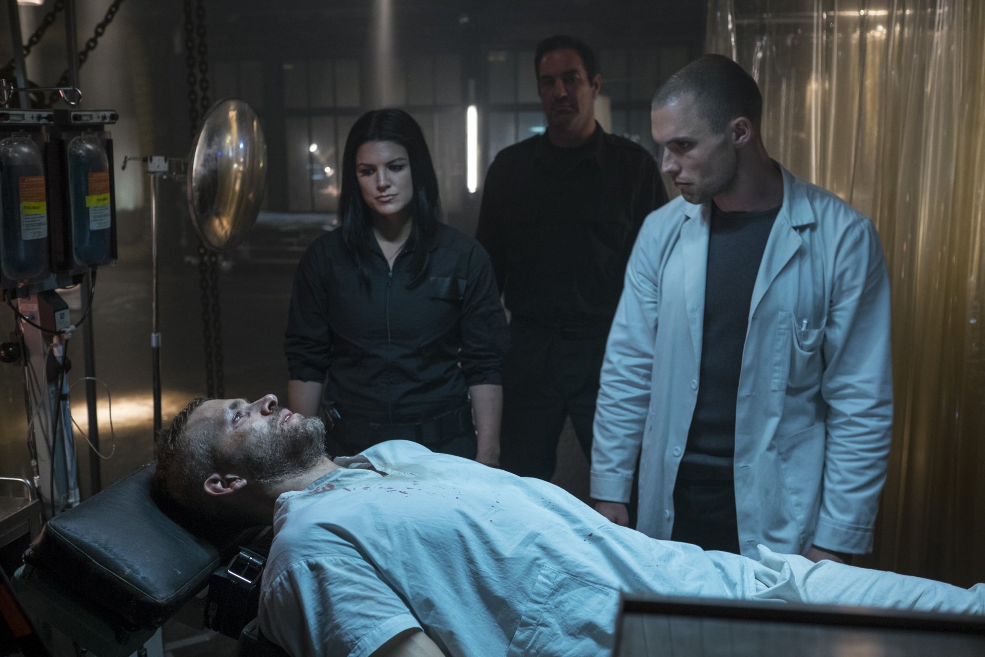 Deadpool HD Wallpaper Angel Dust, Gina Carano, and Ryan Reynolds in Action