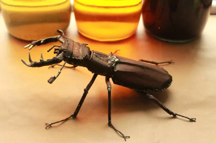  scrap metal art by John Brown