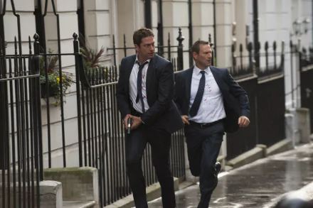 Aaron Eckhart Benjamin Asher Gerard Butler Mike Banning movie London Has Fallen HD Desktop Wallpaper | Background Image