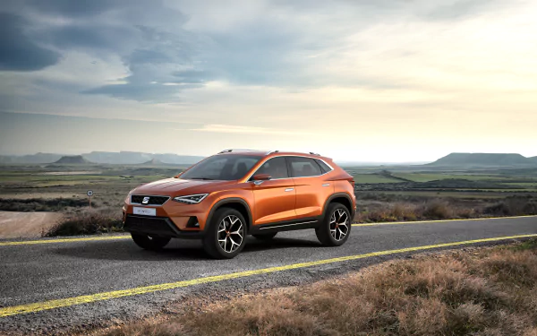 SUV orange car car Seat vehicle SEAT 20v20 HD Desktop Wallpaper | Background Image