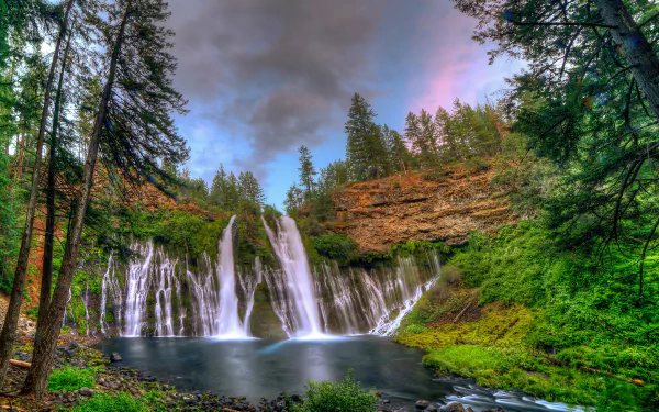  Burney Falls in California by Beau Rogers