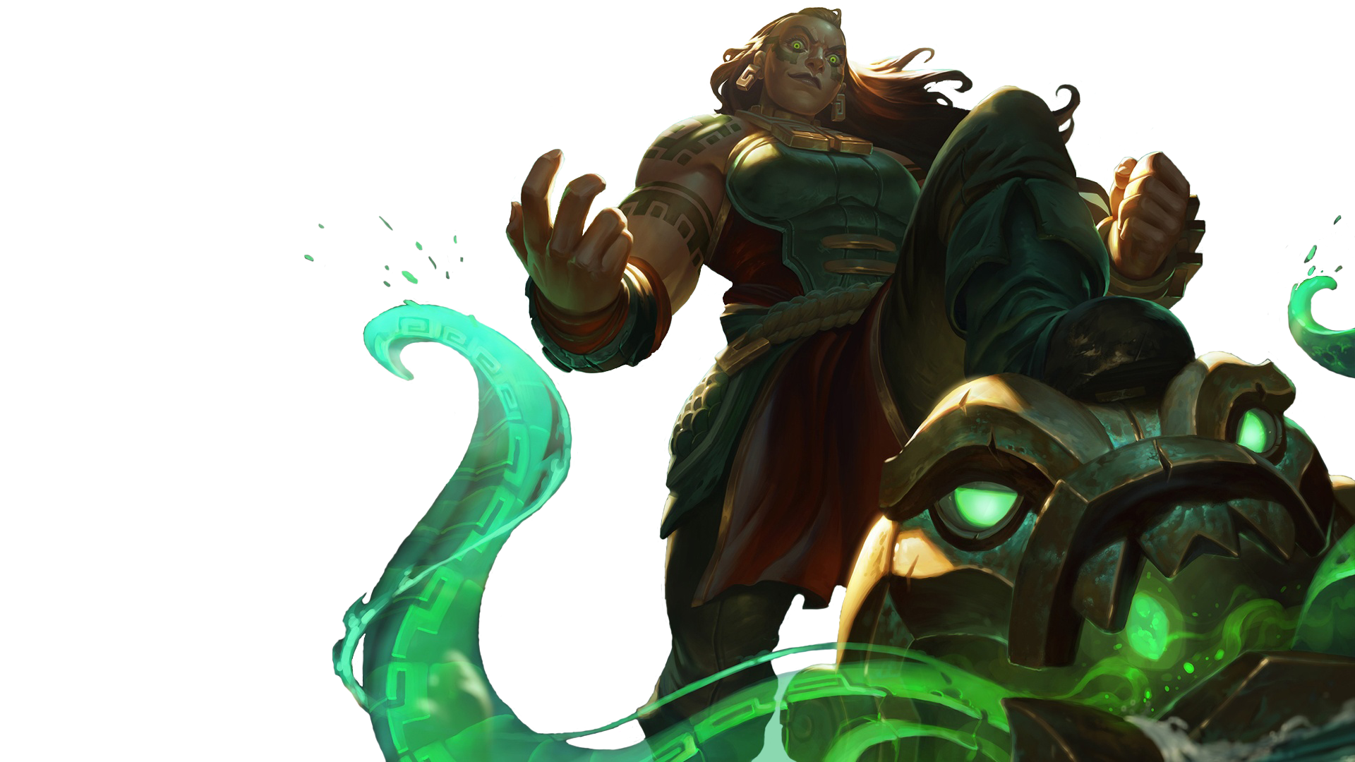 Illaoi Bilgewater LoL LoR iPhone Phone HD Wallpaper #2141h