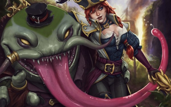 Video Game League Of Legends Miss Fortune Tahm Kench HD Wallpaper | Background Image
