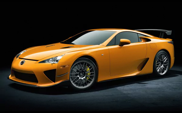 orange car car supercar Lexus Lexus LFA Nurburgring Edition vehicle Lexus LFA HD Desktop Wallpaper | Background Image