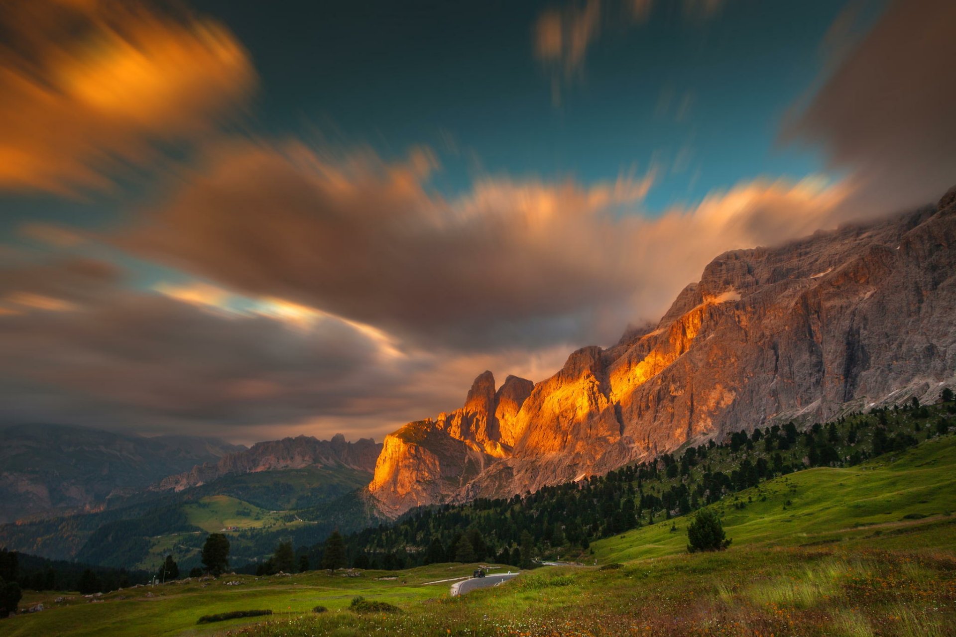 Download Landscape Field Mountain Nature Cloud HD Wallpaper | 2048x1365 ...