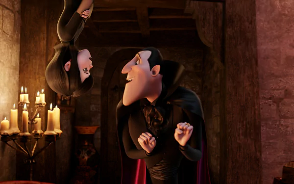 Dracula (Hotel Transylvania) Mavis (Hotel Transylvania) movie Hotel Transylvania HD Desktop Wallpaper | Background Image