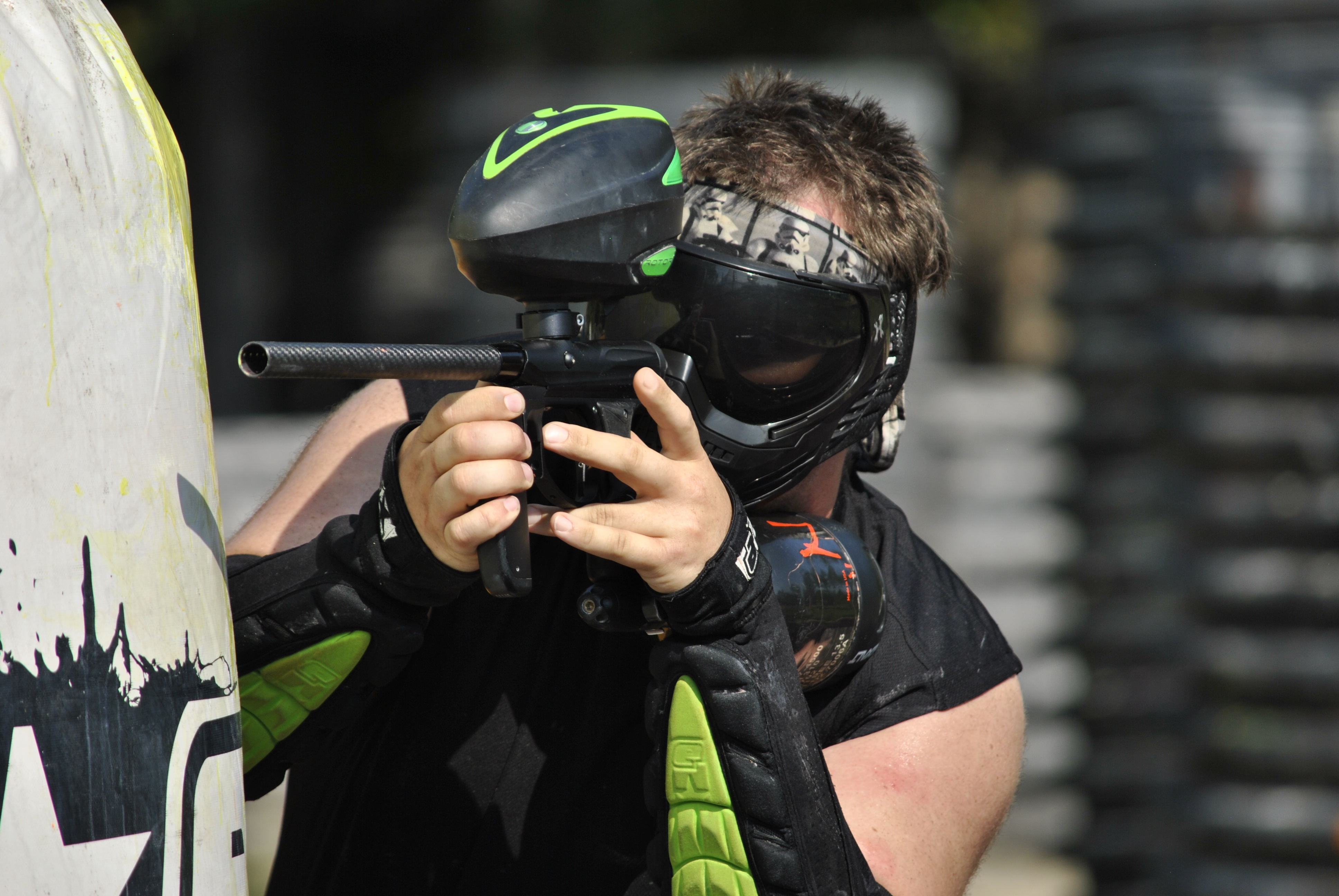 Paintball Sniper stock photo. Image of game, adult, play - 5327056