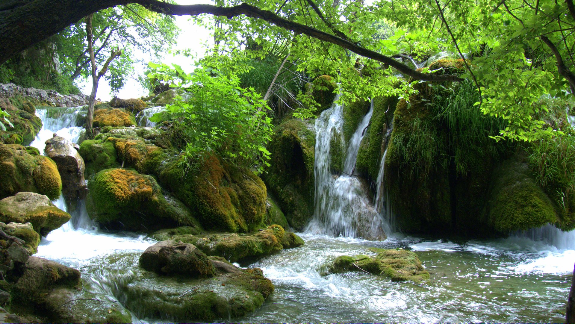 Download Moss Nature Waterfall 4k Ultra HD Wallpaper | 4018x2264 ...