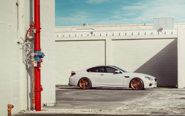 car white car BMW vehicle BMW M6 HD Desktop Wallpaper | Background Image