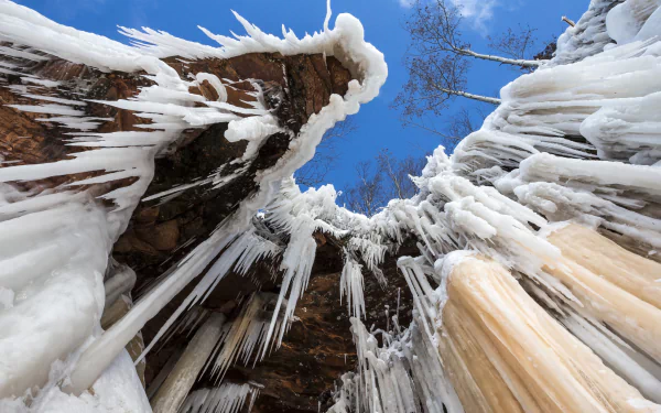 nature ice icicle HD Desktop Wallpaper | Background Image