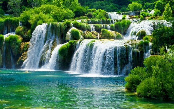 Nature Waterfall Waterfalls River HD Wallpaper | Background Image