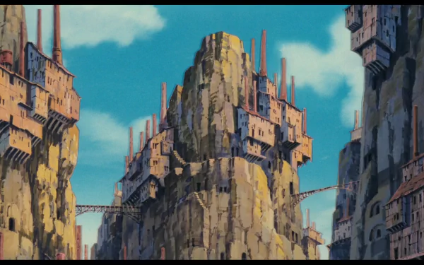 Anime Laputa: Castle in the Sky HD Desktop Wallpaper | Background Image
