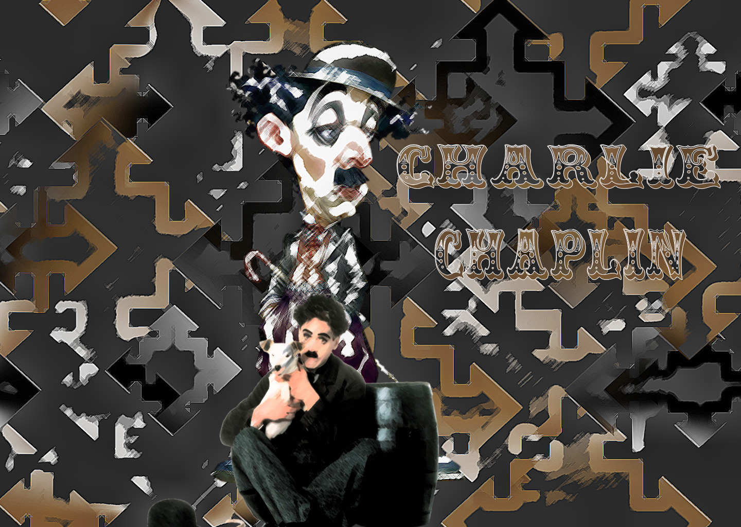 Charlie Chaplin Wallpaper by toya2