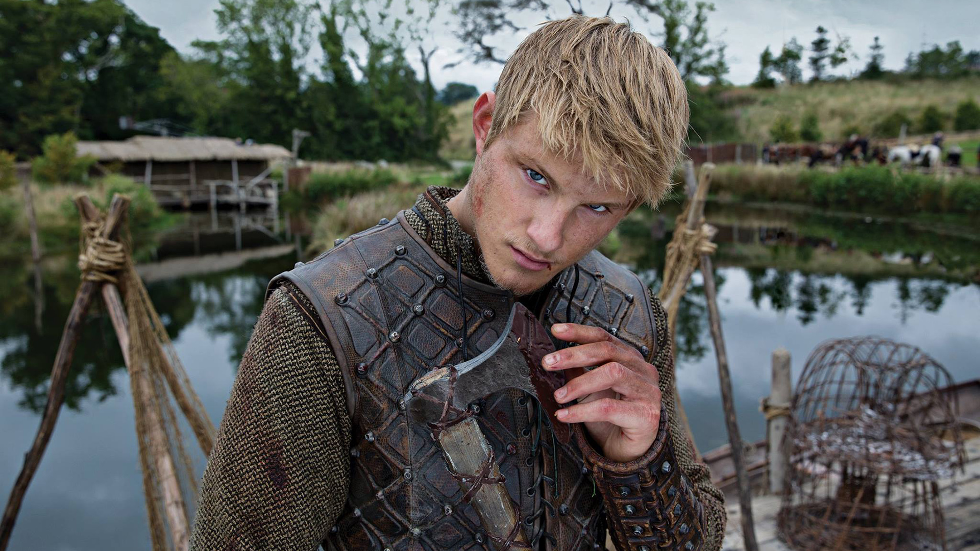 HD wallpaper: TV Show, Vikings, Alexander Ludwig, Bjorn Lothbrok