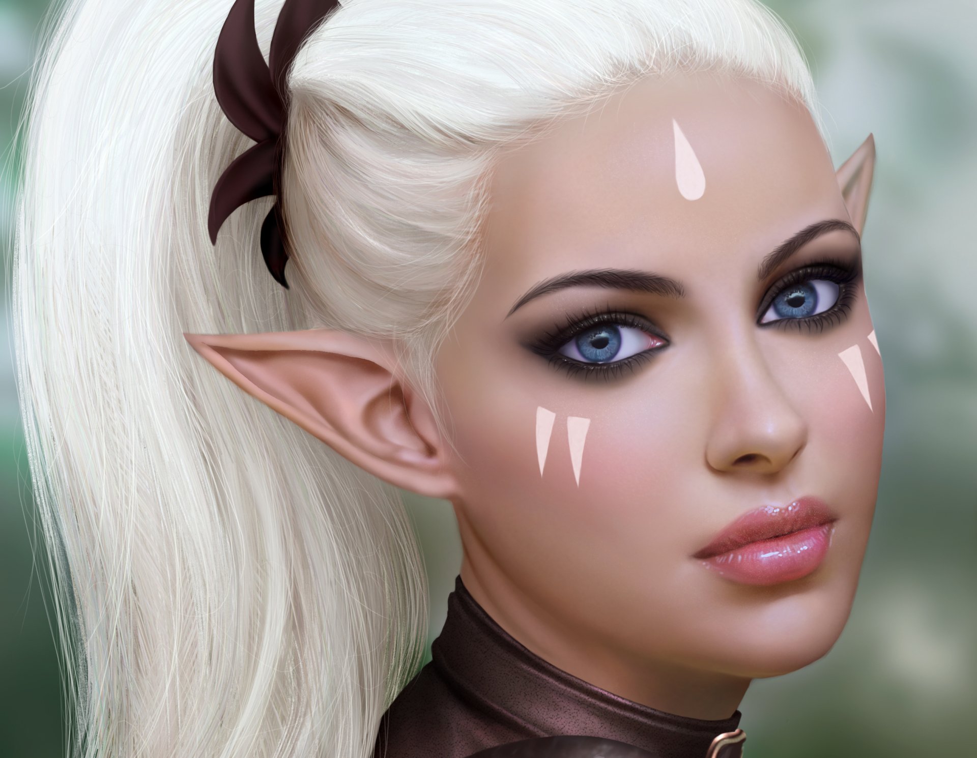 Painting of an Elf HD Wallpaper | Background Image ...