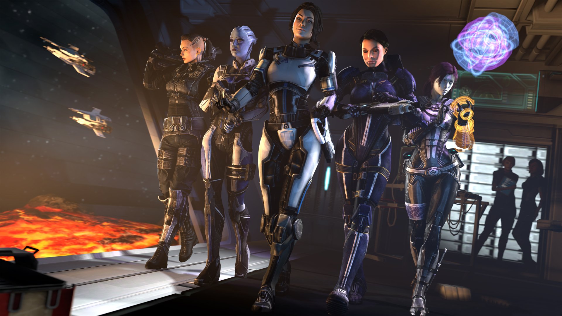 Download Woman Warrior Miranda Lawson Jack Mass Effect Talizorah Liara Tsoni Ashley Williams 3255