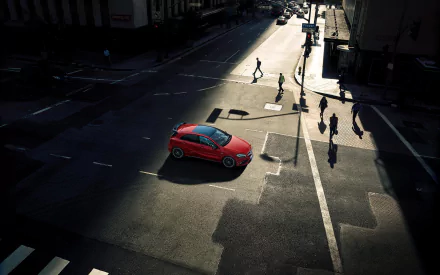 car compact car Mercedes-Benz vehicle Mercedes-Benz A-Class HD Desktop Wallpaper | Background Image