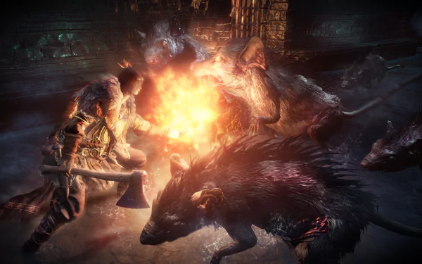 rat video game Dark Souls III HD Desktop Wallpaper | Background Image