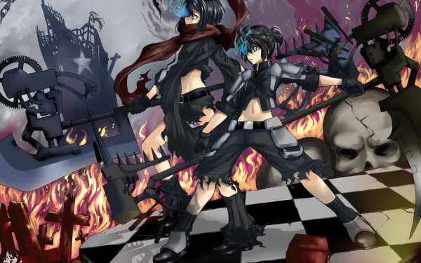 Anime Black Rock Shooter HD Desktop Wallpaper | Background Image