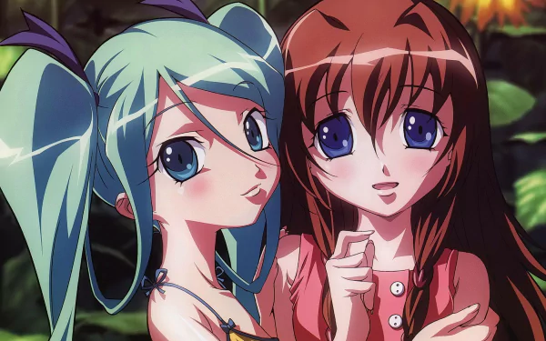 Ichika Tachibana Manatsu Kuroki long hair Anime uta~kata HD Desktop Wallpaper | Background Image