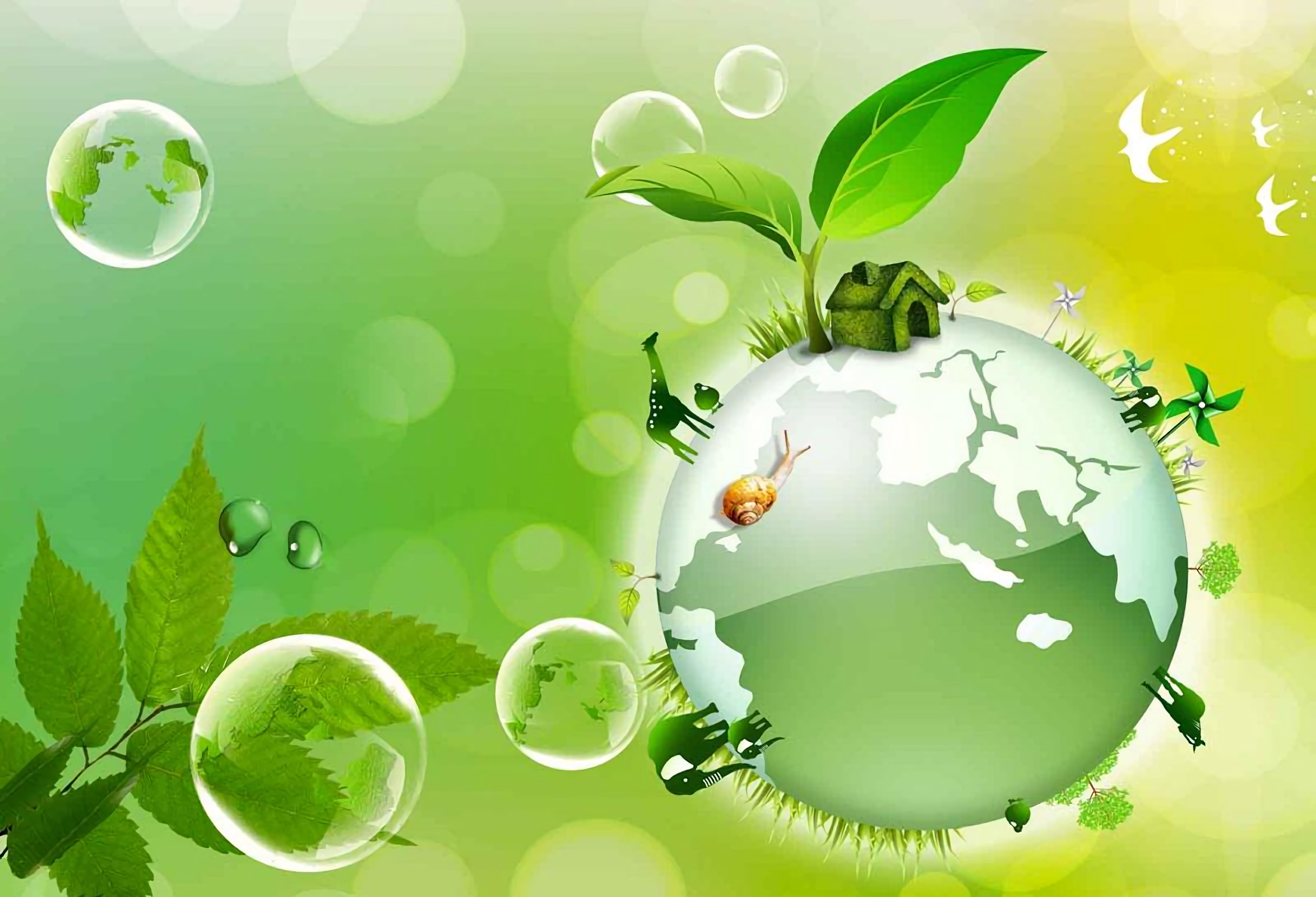 Earth Day HD Wallpaper | Background Image | 2348x1600 | ID ...