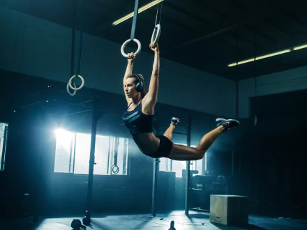 headphones gymnastics Sports HD Desktop Wallpaper | Background Image