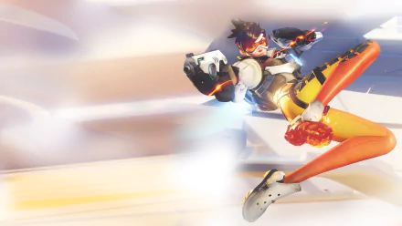Tracer (Overwatch) Blizzard Entertainment video game Overwatch HD Desktop Wallpaper | Background Image