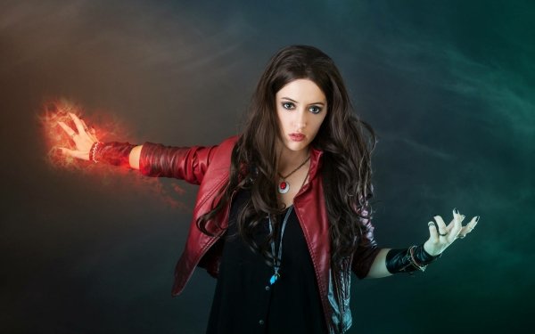 Women Cosplay Scarlet Witch Avengers HD Wallpaper | Background Image