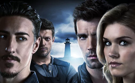 Adam Copeland Lucas Bryant Emily Rose Eric Balfour TV Show Haven HD Desktop Wallpaper | Background Image