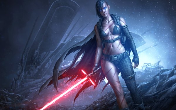Ciencia ficción La Guerra De Las Galaxias La Guerra de las Galaxias Lightsaber Woman Warrior Sith Fondo de pantalla HD | Fondo de Escritorio
