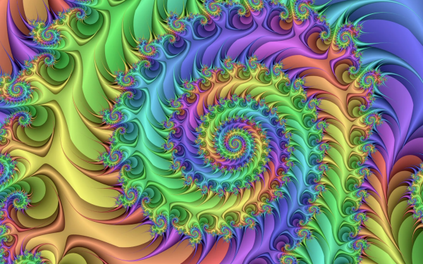 Abstract Spiral Colors Colorful Pastel HD Wallpaper | Background Image