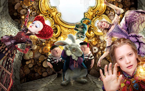 Mia Wasikowska movie Alice Through the Looking Glass (2016) HD Desktop Wallpaper | Background Image