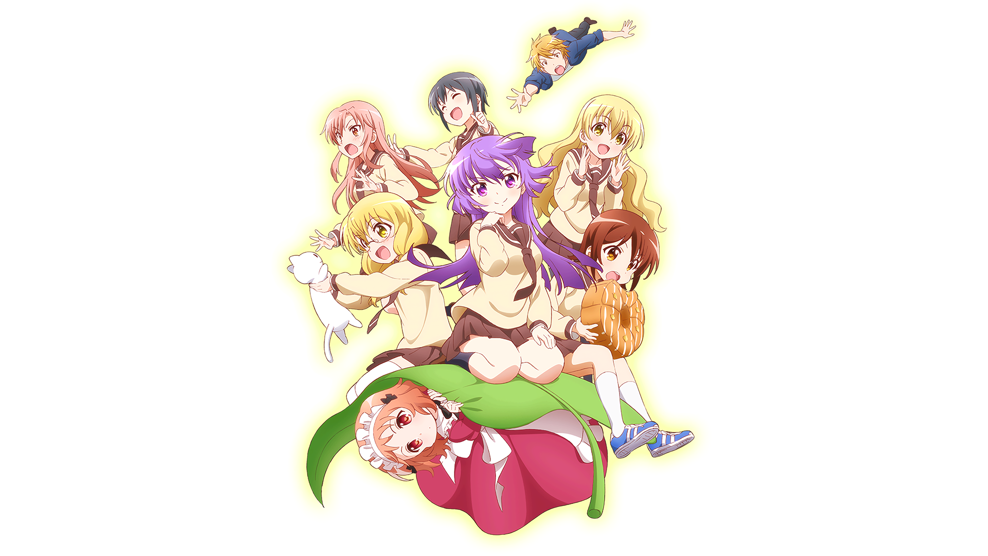 Anime Sansha Sanyou HD Wallpaper