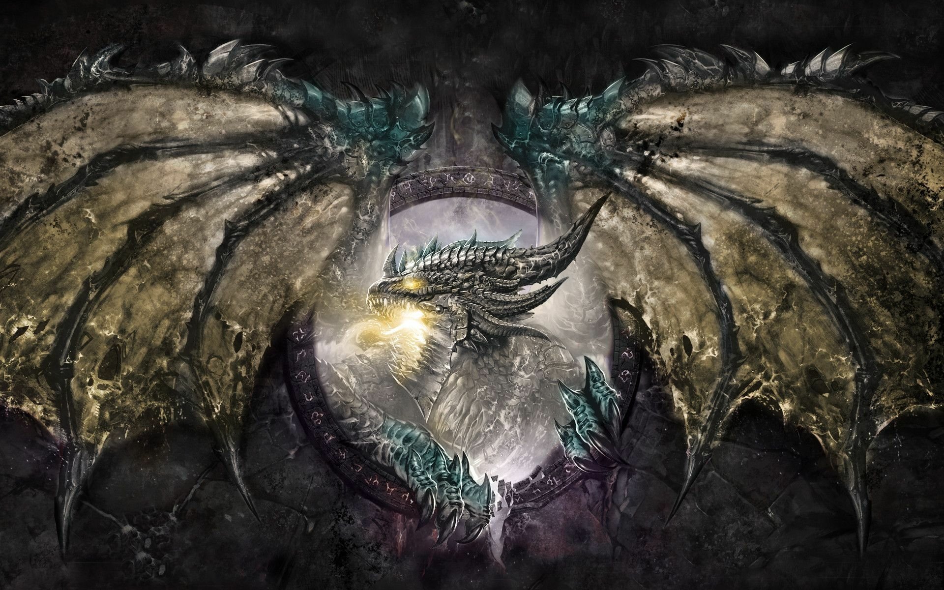 Epic Dragon HD Wallpaper from World of Warcraft