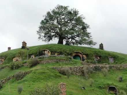  A set of burried Hobbit homes