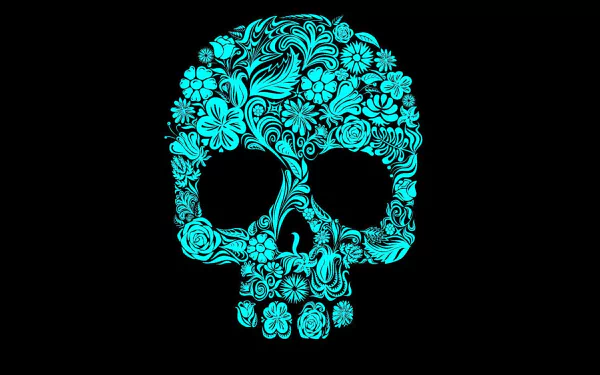  Flower Skull