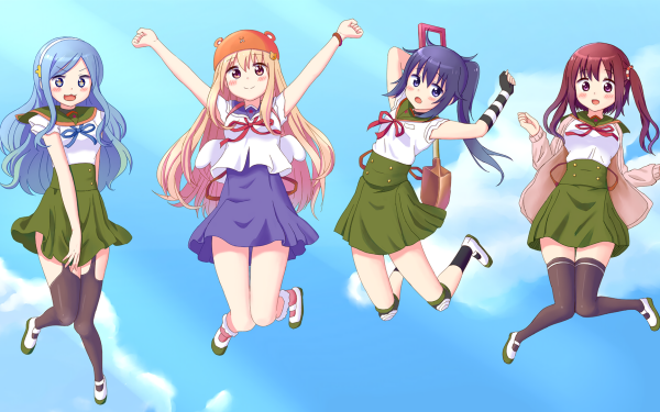 Anime Himouto! Umaru-chan Umaru Doma Nana Ebina Kurumi Ebisuzawa Kirie Motoba Sylphynford Tachibana Gakkou Gurashi! HD Wallpaper | Background Image