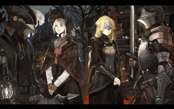 Video Game Crossover Dark Souls III Bloodborne HD Wallpaper | Background Image