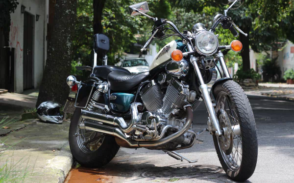  Yamaha Virago Motorbike by ilustraneves