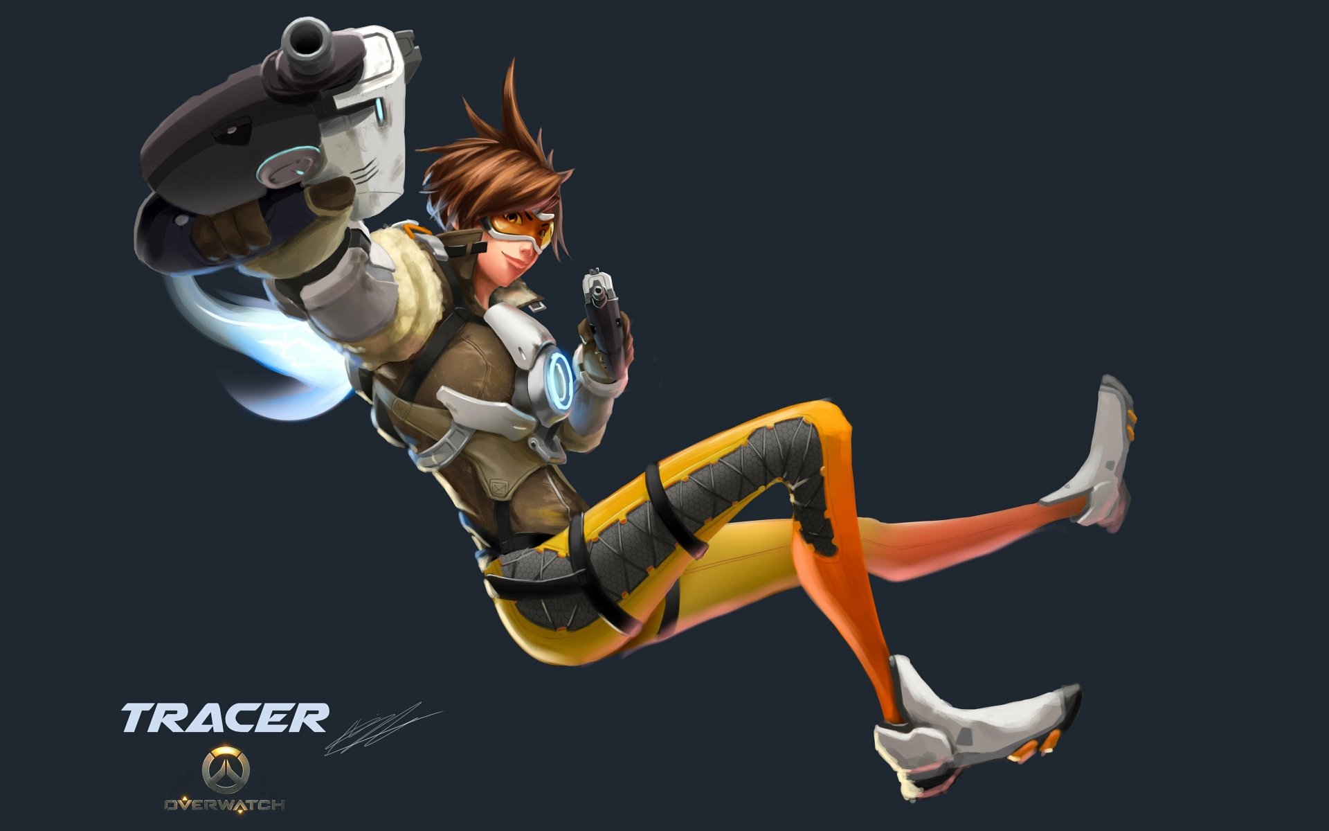 Download Tracer (Overwatch) Video Game Overwatch 4k Ultra HD Wallpaper