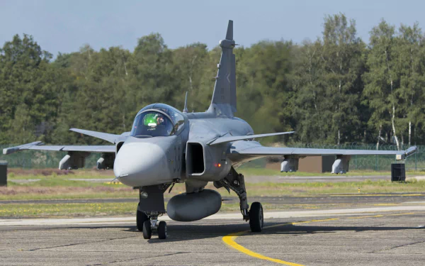 warplane aircraft jet fighter military Saab JAS 39 Gripen HD Desktop Wallpaper | Background Image